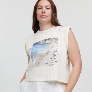 NWT Madewell Graphic Crewneck Muscle Tee